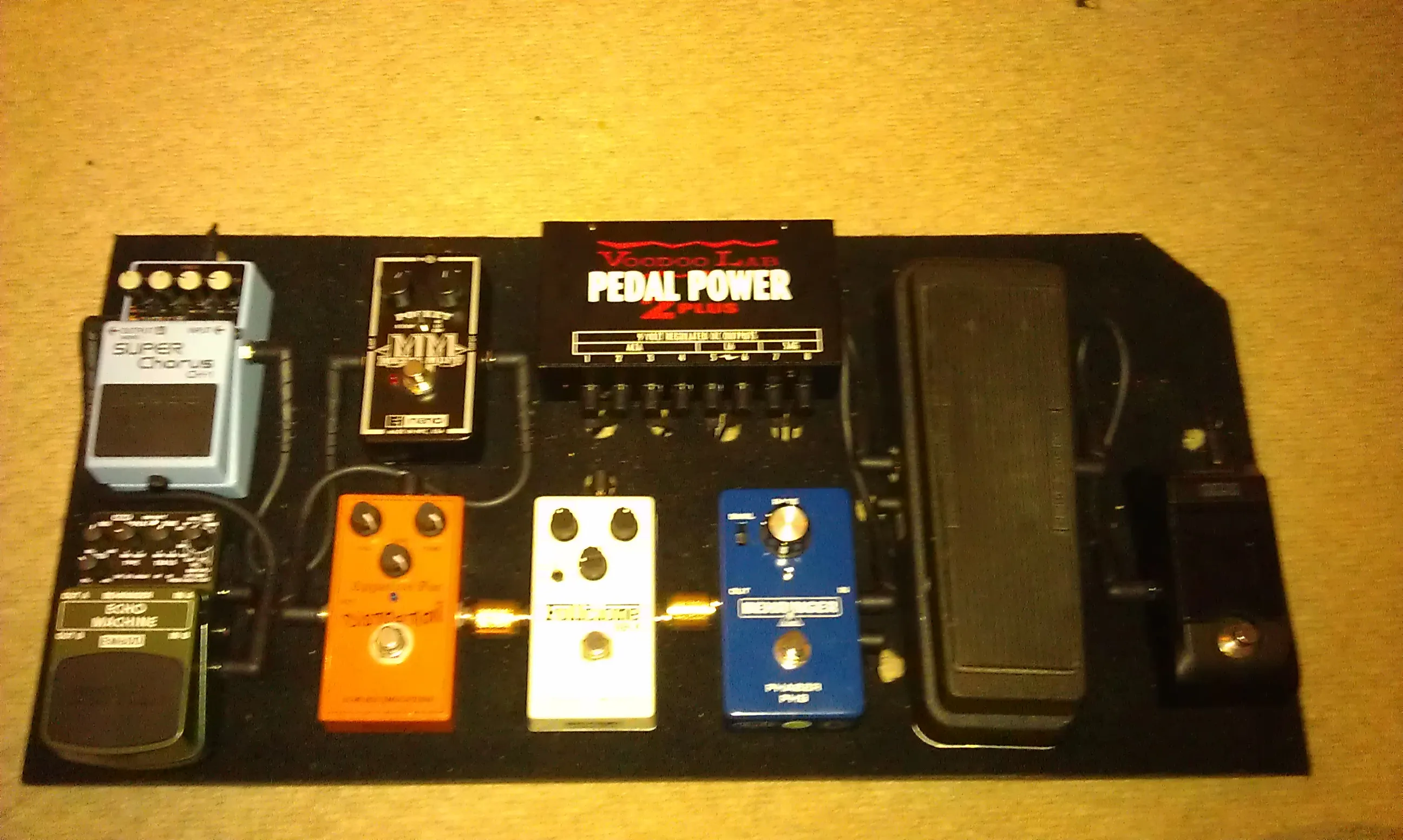 Cables all plugged in.